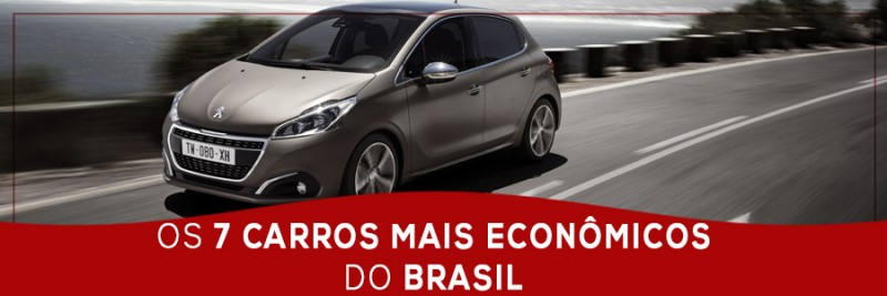 Os 7 carros mais econômicos do Brasil